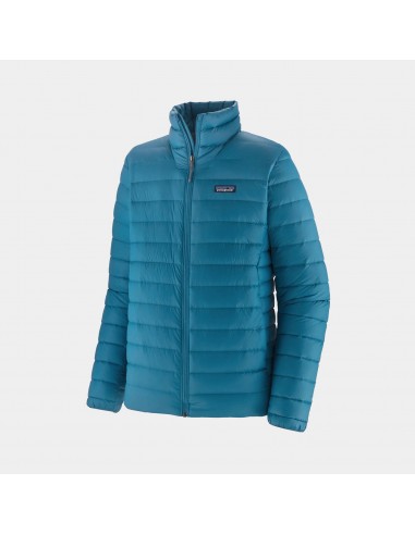 Patagonia Men's Down Sweater Jacket Wavy Blue une grave pollution 