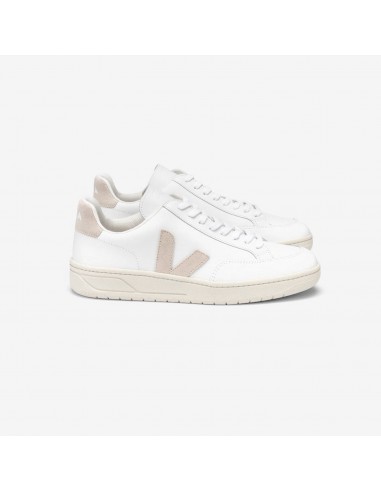 Veja V-12 Cuir Extra Blanc Sable Femme est présent 