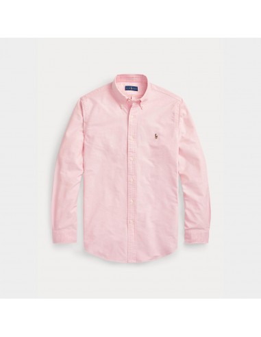 Chemise Ralph Lauren Oxford sur mesure Rose Livraison rapide