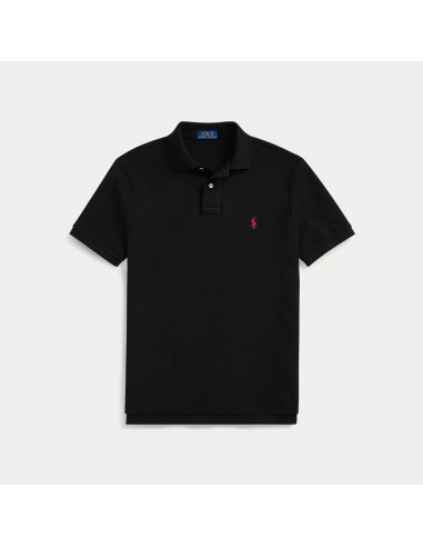 Ralph Lauren Polo Custom Fit Black SSL KNT Livraison rapide