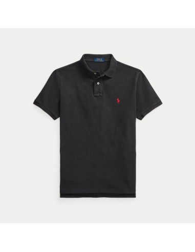 Ralph Lauren Polo Slim Fit Black SSL KNT outlet