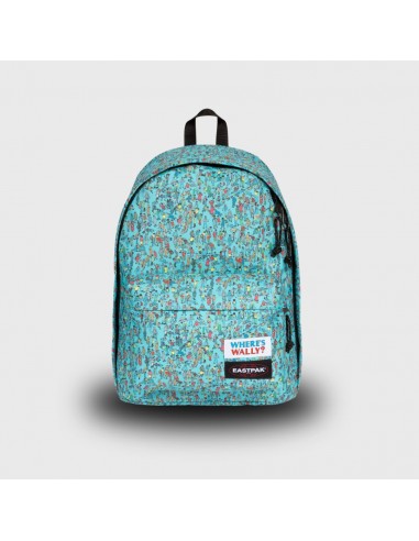 Eastpak Out Of Office Wally Pattern Blue brillant des détails fins