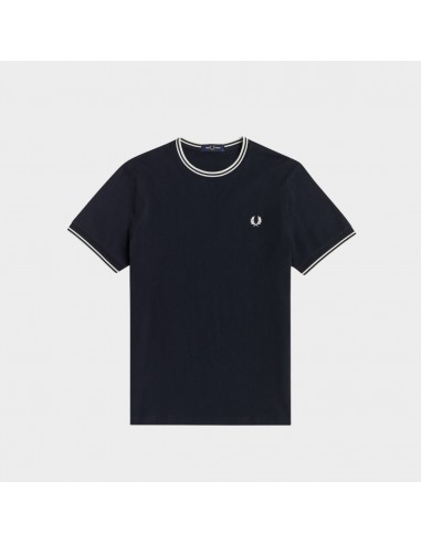 Fred Perry T-Shirt Twin Tipped Navy la chaussure