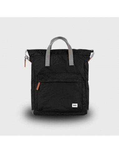 Roka London Bantry B Nylon Recycled Backpack Medium Black Fin de série