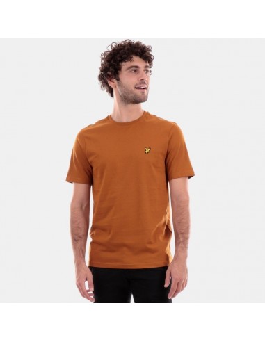 Lyle & Scott Plain T-Shirt Mustard rembourrage situé sous