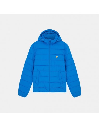 Lyle & Scott Lightweight Puffer Jacket Bright Blue Fin de série