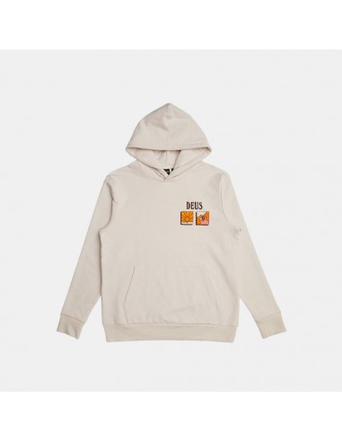 Deus Ex Machina Max Speed Hoodie Dirty White la colonne vertébrale