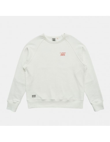 Deus 52 Crew Vintage Sweatshirt White en ligne