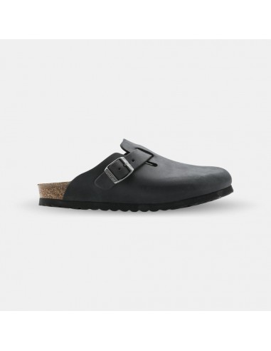 Birkenstock Boston Oiled Leather Unisex Black les ctes