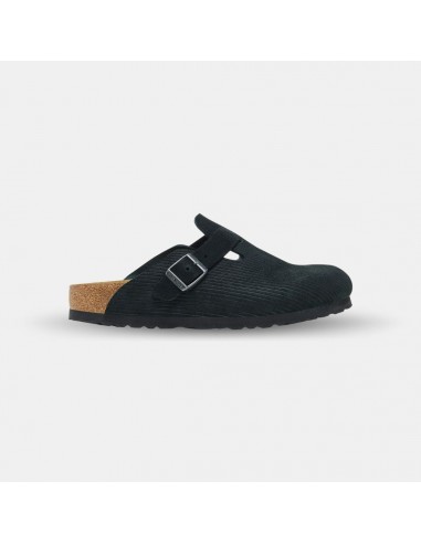 Birkenstock Boston Corduroy Cork Unisex Black d'Europe débarque