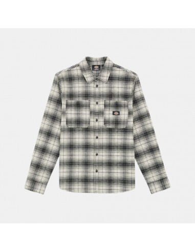 Dickies Evansville Long Sleeve Shirt Whitecap Grey soldes