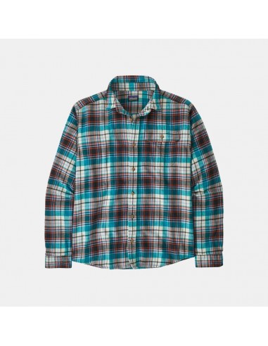 Patagonia Men's Cotton In Conversion Lightweight Fjord Flannel Shirt Belay Blue livraison et retour toujours gratuits