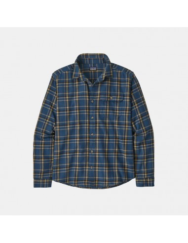 Patagonia Men's Cotton In Conversion Lightweight Fjord Flannel Shirt Tidepool Blue 50% de réduction en Octobre 2024