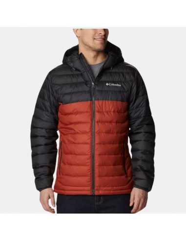 Columbia Men's Powder Lite Hooded Jacket Wrap Red s'inspire de l'anatomie humaine