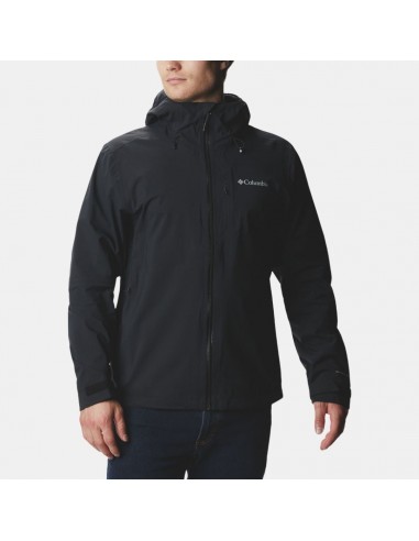 Columbia Men's Omni-Tech Ampli Dry Shell Jacket Black brillant des détails fins