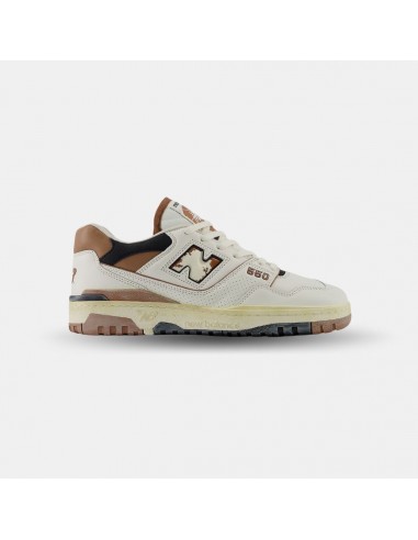 New Balance 550 Sea Salt Pecan Black pas cher 