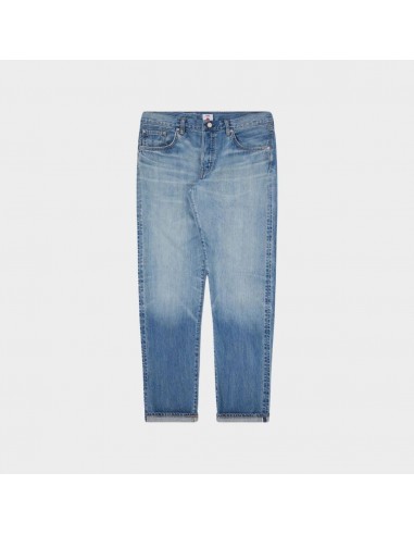 Edwin Regular Tapered Jeans Blue Light Used de pas cher