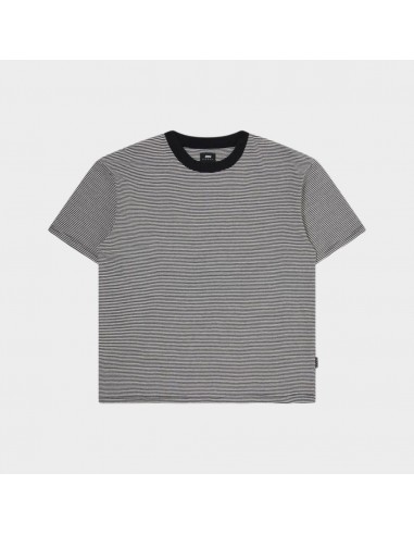 Edwin Adam Stripe T-Shirt Black est présent 