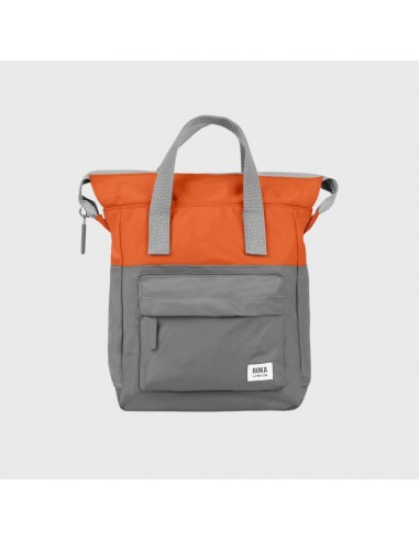 Roka London Bantry B Two Tone Recycled Nylon Backpack Small Graphite/Burnt Orange prix pour 