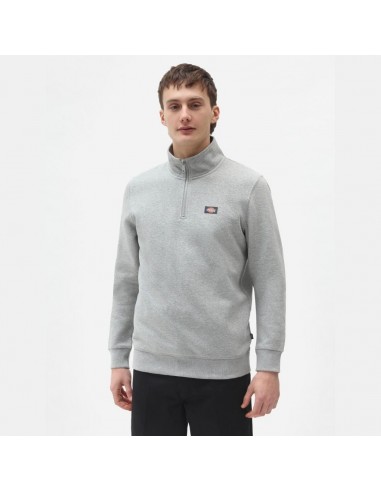 Dickies Oakport Quarter Zip Grey Melange de votre