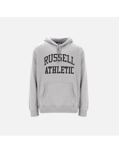 Russell Athletic Iconic Hoodie New Grey Marl Paris Déstockage Promo