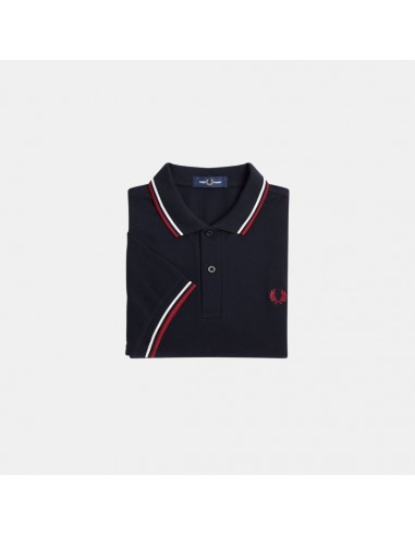 Fred Perry Polo M3600 Navy/Red/White l'achat 