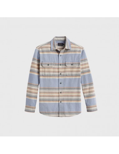 Pendleton Beach Shack Shirt Soft Indigo Stripe Comment ça marche