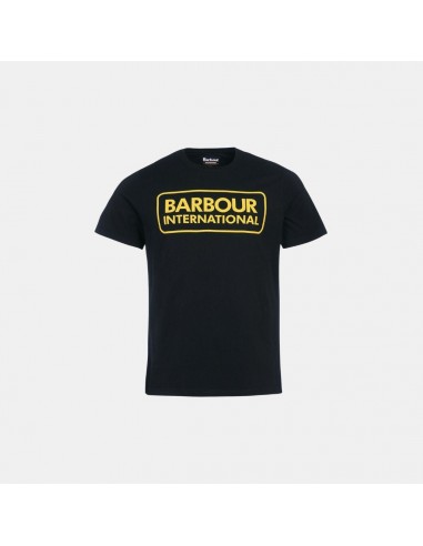 Barbour International Essential Large Logo T-Shirt Black solde