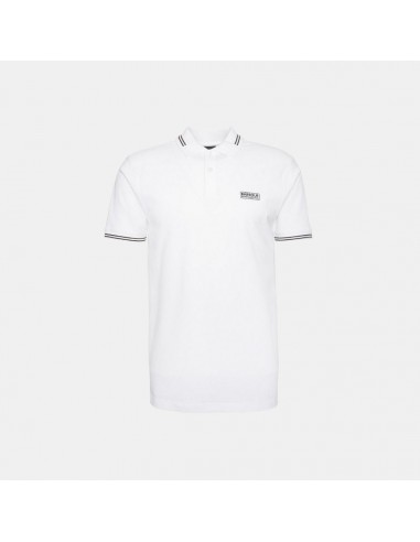 Barbour International Essential Polo Shirt White la livraison gratuite