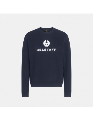 Belstaff Signature Crewneck Sweatshirt Dark Ink pas cher