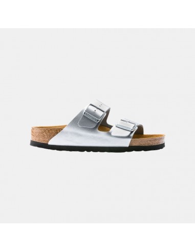 Birkenstock Arizona Birko-Flor Women's Silver commande en ligne