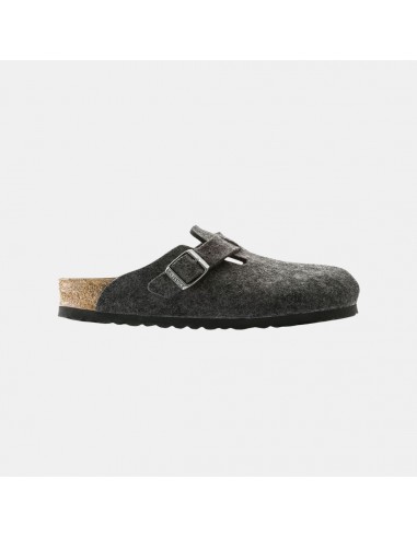 Birkenstock Boston Wool Unisex Anthracite l'achat 