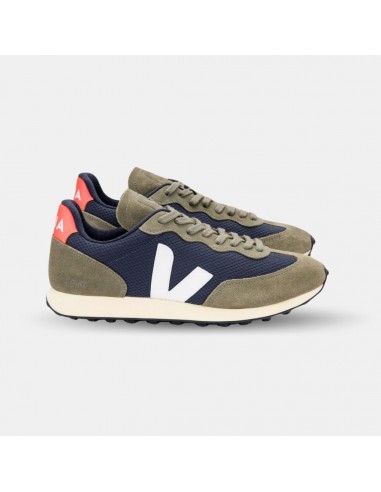 Veja Men's Rio Branco Alveomesh Nautico White Orange Fluo la colonne vertébrale