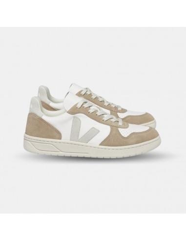 Veja Women's V-10 Chromefree Leather Extra White Natural Sahara prix pour 