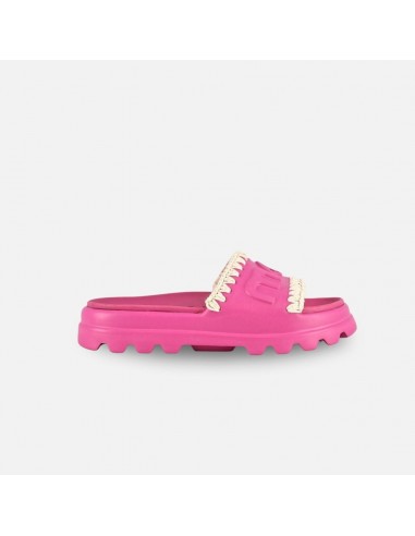 Mou Eva Sandal One Piece Slide Fuxia Floral Vous souhaitez 