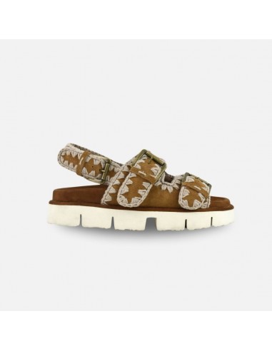 Mou Bio Sandal Two Bukless And Back Strap Cognac à prix réduit toute l'année