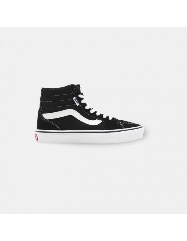 Vans Women's Filmore Hi Suede Canvas Black White 2024