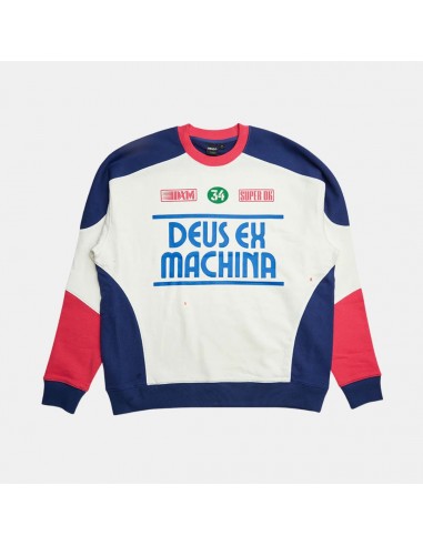 Deus Ex Machina Fixer Crew Vintage White les muscles