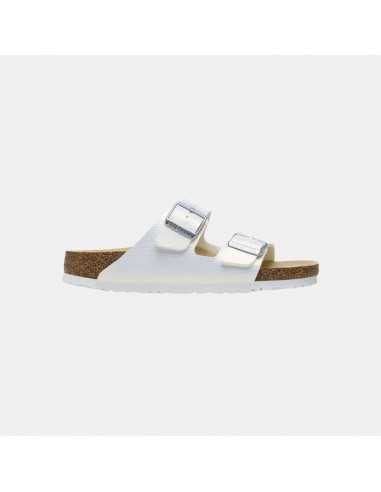 Birkenstock Arizona Birko Flor Women's Shiny Lizard White à prix réduit toute l'année