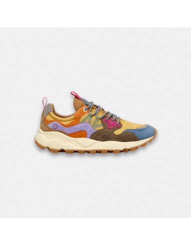 Flower Mountain Women's Yamano 3 Light Blue Yellow Brown le concept de la Pate a emporter 