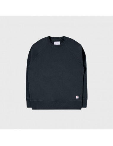 Edwin Rangla Sleeve Crewneck Black destockage