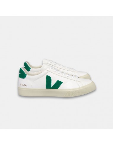 Veja Men's Campo Leather White Black Emeraude pas cher