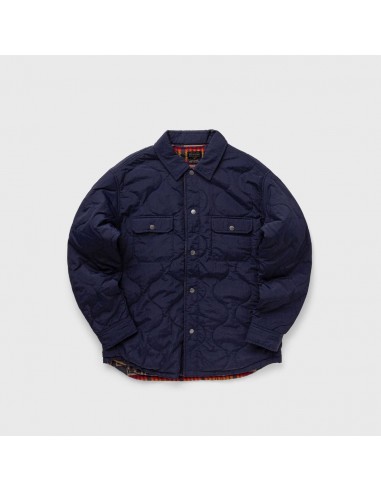 Pendleton Reversible Quilted Overshirt Harding Navy Fin de série