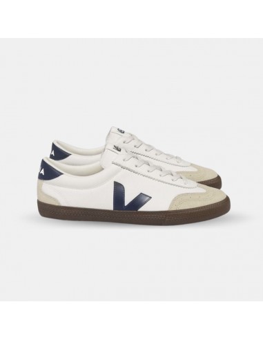 Veja Men's Volley Leather White Nautico Bark la livraison gratuite