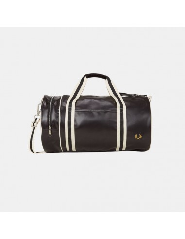 Fred Perry Classic Barrel Bag Black Ecru acheter