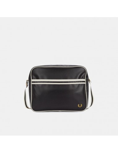 Fred Perry Classic Shoulder Bag Black Ecru Jusqu'à 80% De Réduction