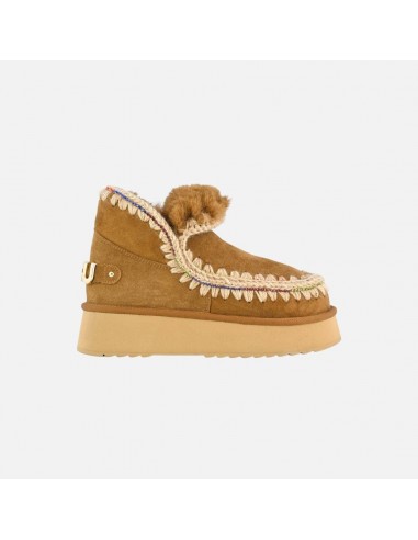 Mou Eskimo 18 Platform Rhinestones Cognac store