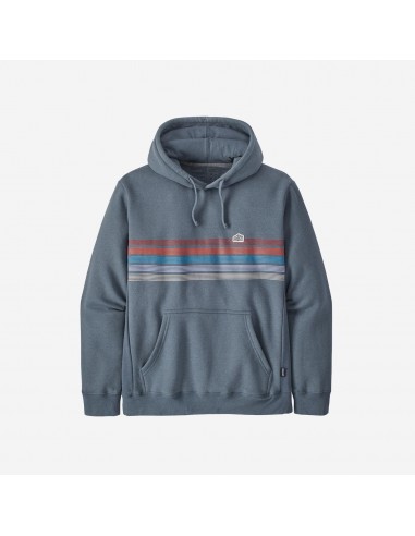 Patagonia Men's Line Logo Ridge Stripe Uprisal Hoodie Plume Grey Dans la société mordern