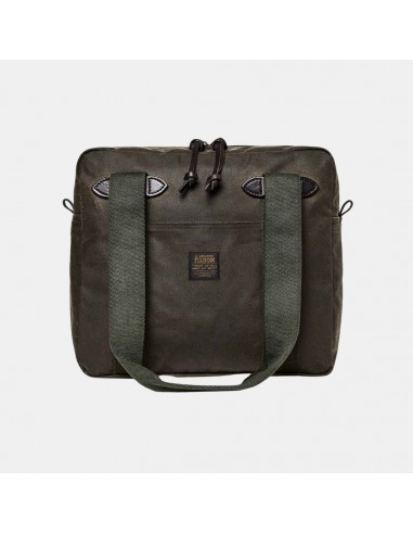 Filson Tin Cloth Tote Bag With Zipper Otter Green online