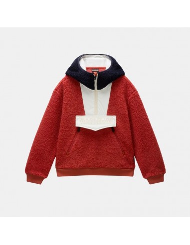 Napapijri Seline Fleece Red Faites des économies